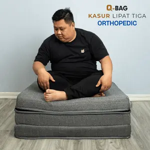 Q-BAG Orthopedic Kasur Lipat 3 Free Tas | Rebounded R50, R70, & R100 Firm, Very Firm, & Extreme Firm Furniture