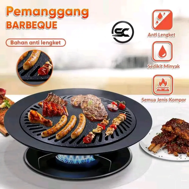 Grill Plate Omicko 32 CM ultra grill omicko / pemaggang bbq 2