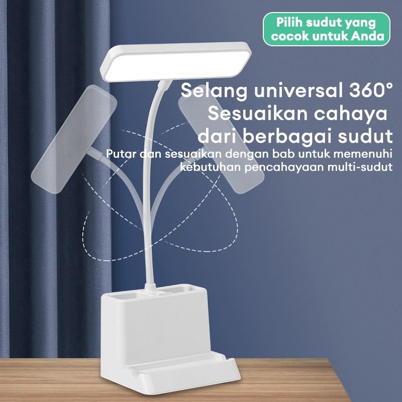 Product Introduction of 【Garansi 10 tahun】Lampu Meja Anti Rabun Untuk Anak-anak Hanya Untuk Perawatan Mata Multifungsi Kecerahan Yang Dapat Disesuaikan Kapasitas Besar Diperpanjang 14