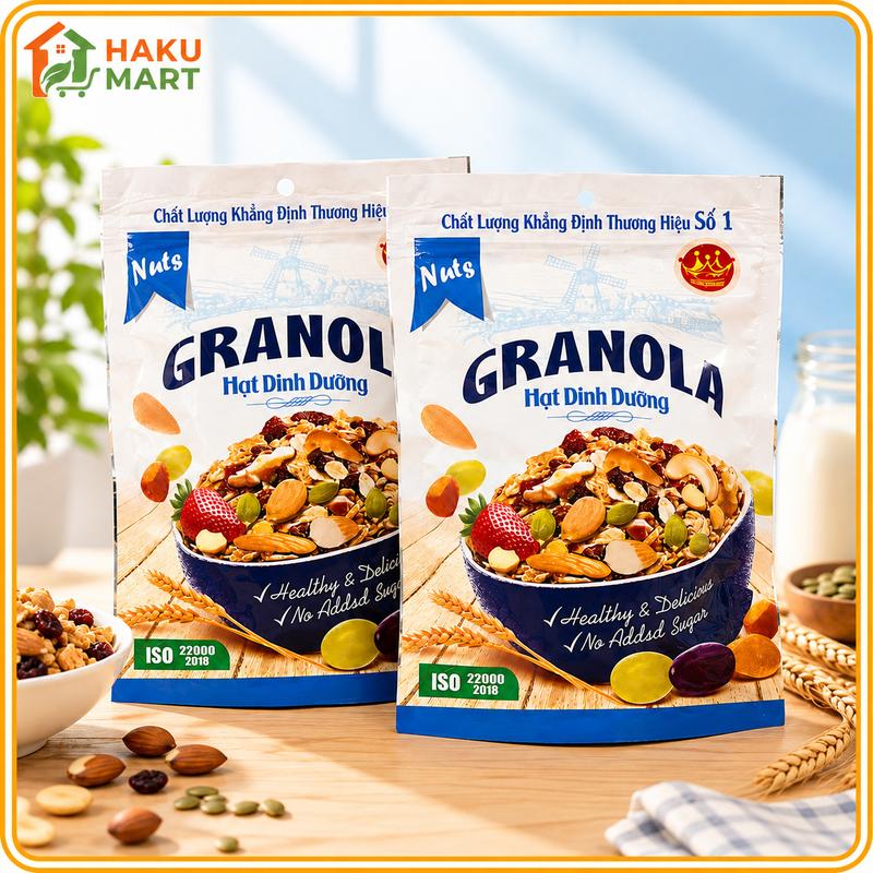 Hạt Dinh Dưỡng Mix Ngũ Vị Phương Huyền 340g - Hạt Mix Trái Cây Thơm Bùi, Tiện Lợi