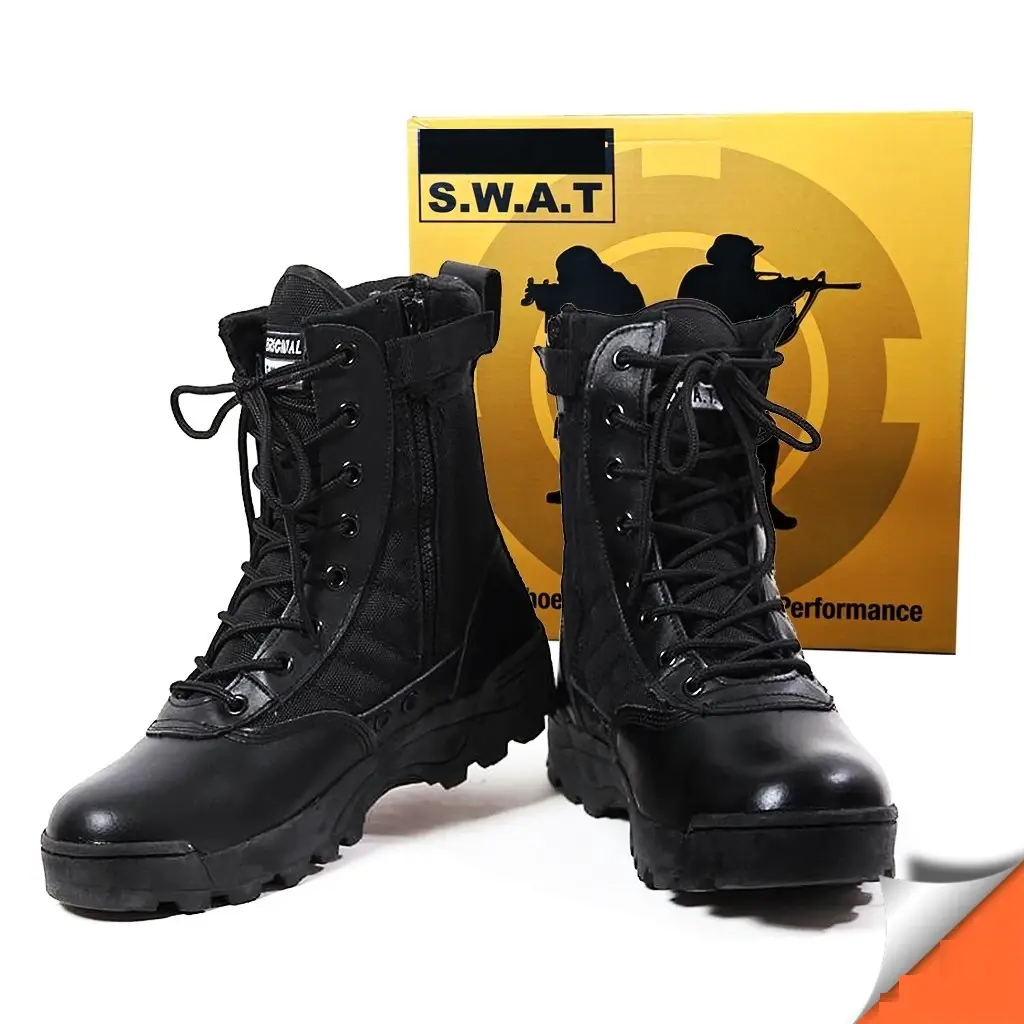 Swat Boots / oCombat swat Boots Kasut Operasi Shoes Leather Outdoor