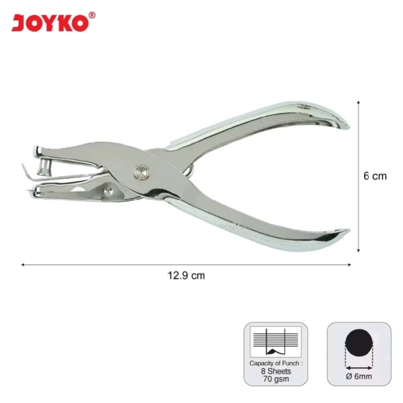 [JOY] BAYAR DI TEMPAT Pembolong Kertas Satu Lubang One Hole Punch Joyko PU-34[SHO] 1