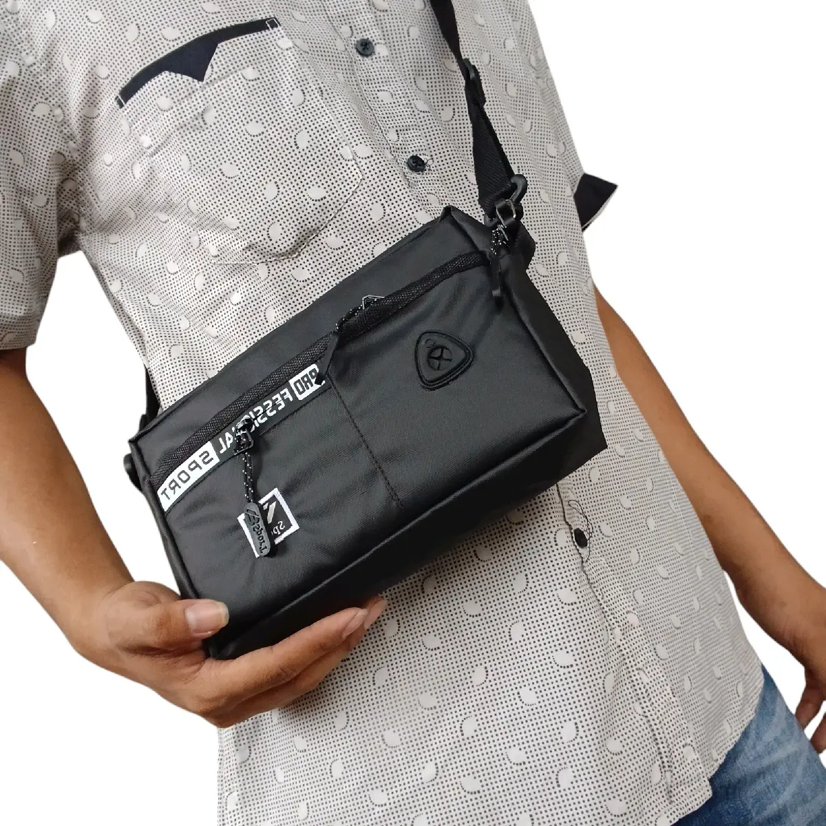 Suranta-Tas Pria Terbaru Tas Waterploof Handbag 2in1 Multifungsi Tas Selempang Slingbag