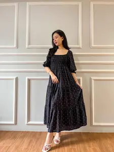 Laura Sabrina Dress /Long Dress dan Midi Dress