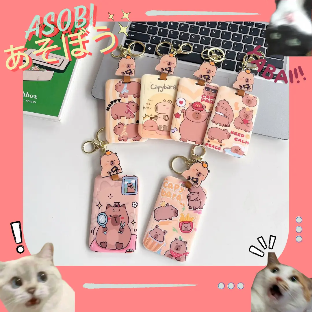 ASOBI CARD HOLDER ID / NAME TAG / ID CARD CAPYBARA VIRAL BISA DITARIK