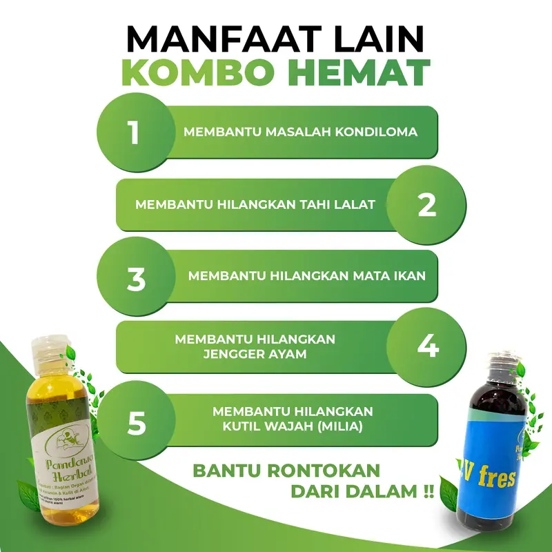 PAKET HEMAT-Bantu Masalah Kutil Pada Area Sensitif-Obat Kutil Terbaik Luar dan Dalam 1