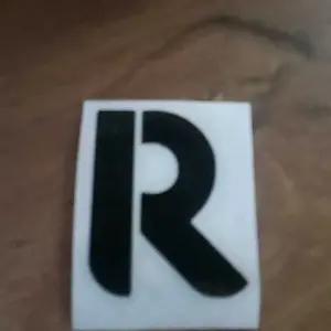 cutting stiker huruf vinyl sticker abjad tinggi 5cm - kuning bisa untuk gerobak jualan, dingding, papan, dll