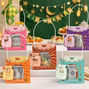 10/20 pcs Parcel - Amplop Lebaran Parcel - Amplop Ramadhan Lebaran Lucu Kertas Paper Plastik Tali Amplop Lebaran Nnik Snack Idul Fitri