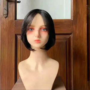 Full Wig Lace Mono CAORI Short Hair Panjang 30 CM Dengan Synthetic Fiber Impor Premium