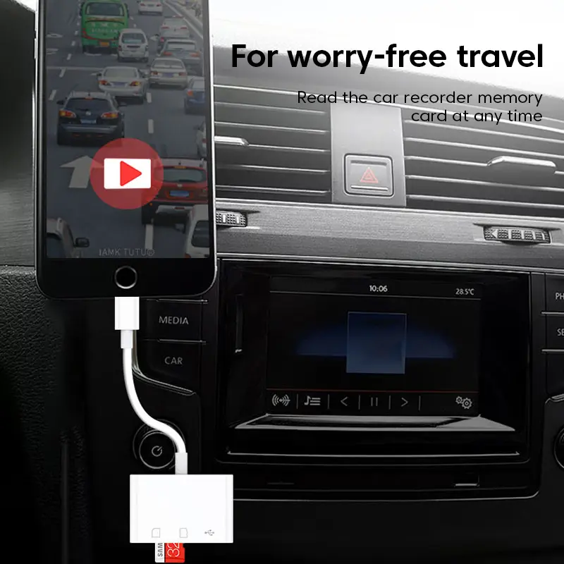 Bộ Chuyển Đổi loại C, Đầu đọc thẻ nhớ TF CF SD, Bộ Chuyển Đổi thẻ USB C, Máy viết OTG, Đầu đọc thẻ nhớ Nhớ Nhỏ gọn Flash USB-C, Tương thích với Macbook, Huawei, Samsung, IPad Pro, Máy đọc thẻ USB Type C 6