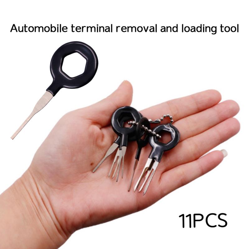 Product Introduction of 11PCS Automotive Plug Terminal Removal Tool Car Electrical Wire Crimp Connector Pin Extractor Kit Key Pin Removal Tool 9