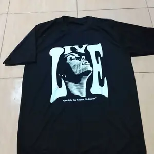 (PAKET HEMAT) Set Outfit Pria Wanita Unisex Kaos Hitam Celana Jeans Baggy Loose Fit Streetwear Panjang Nyaman Denim Size 28-34 Bahan Denim TIDAK Stretch Cocok Proporsi Badan Normal