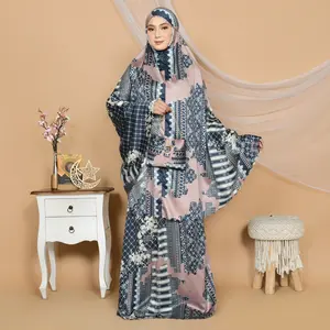 Mukena Dewasa Silk Premium TwoInOne Full Laser Cut Cantik Maxmara