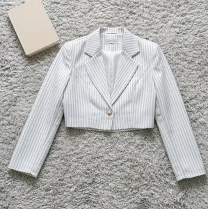 MARSYA BLAZER CROPPED STYLISH Raya collection MOTIF SALUR