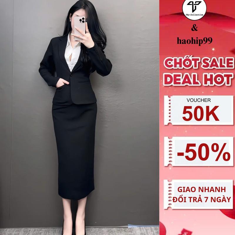  Áo vest công sở nữ 2 lớp TÂY COLLECTION form ôm 