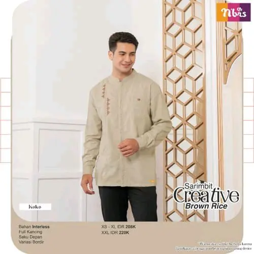 baju koko dewasa nibras creative koko