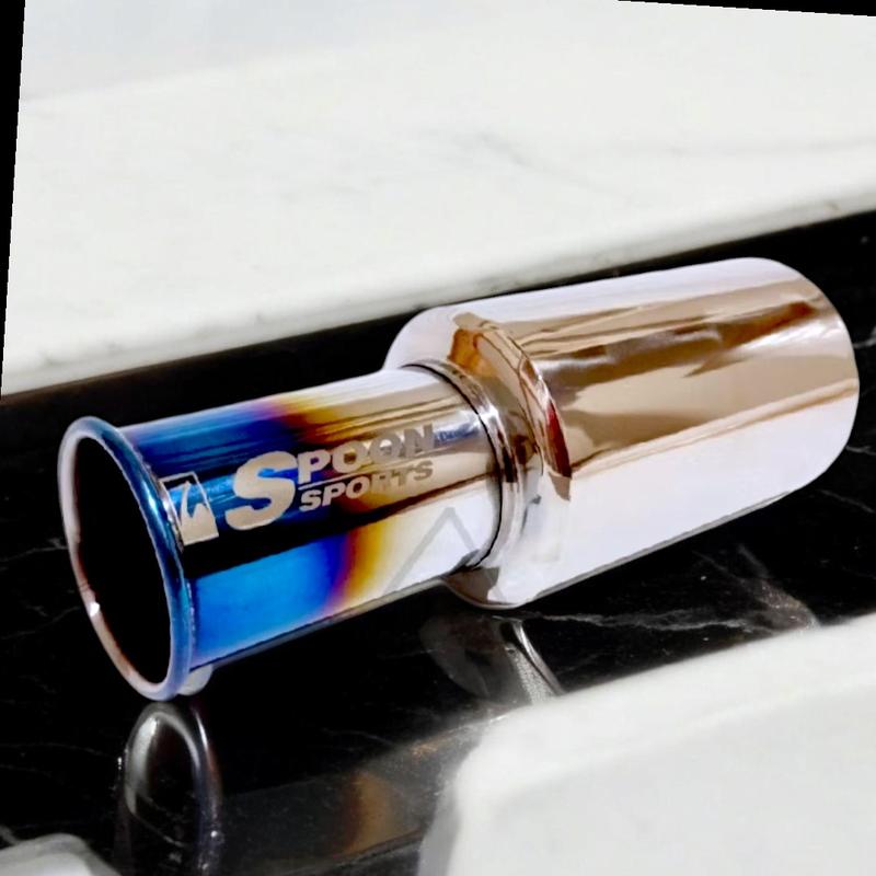 KNALPOT MOBIL RACING SPOON SPORTS SUARA BASS BULAT galvanis+stainless blumond UNTUK SEMUA JENIS MOBIL Motorcycle 3