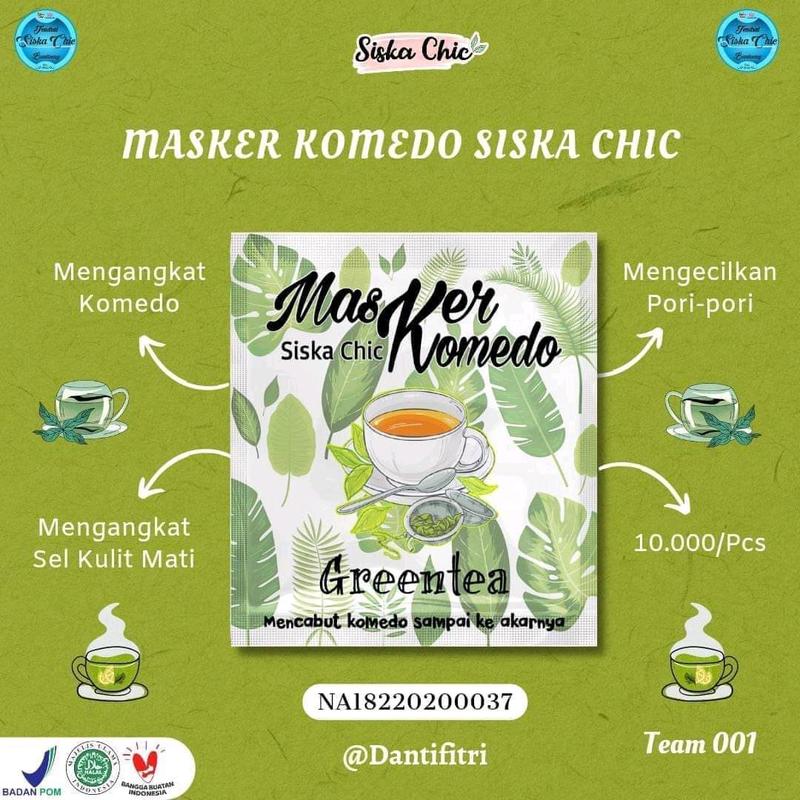 Masker Komedo Siska Chic || bisa COD || gratis ongkir ke Seluruh Indonesia Hidung 2