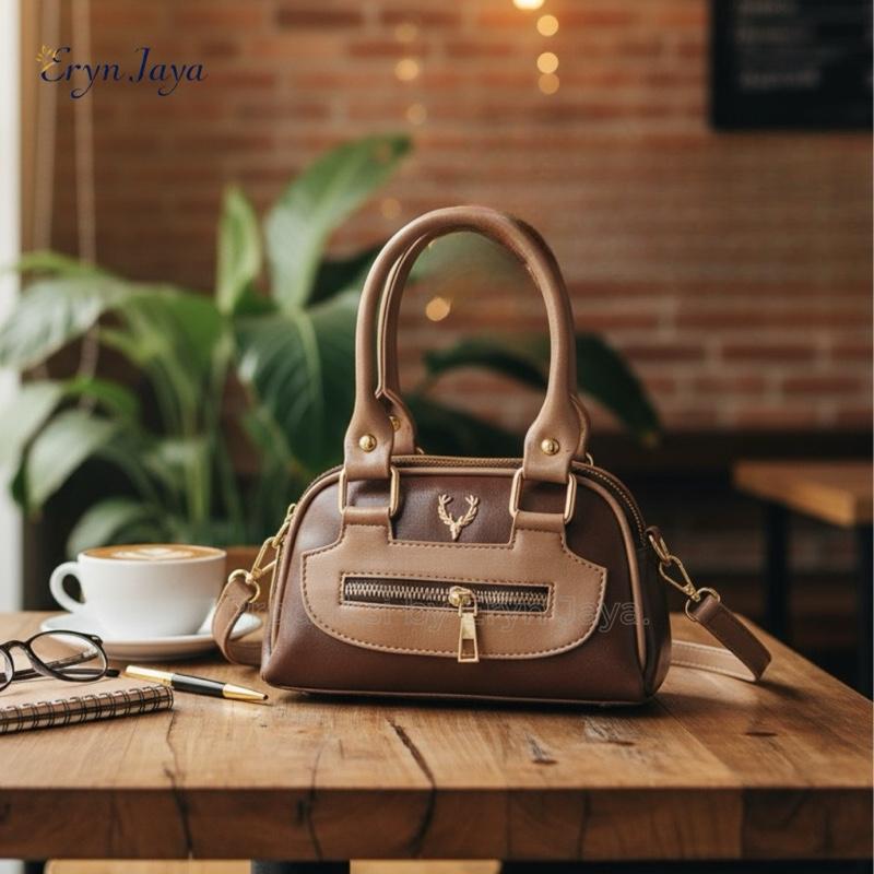 Eryn Jaya - LAUNA Mini Handbag Kekinian 2 Ruang Space Muat Handphone Tas Selempang Wanita