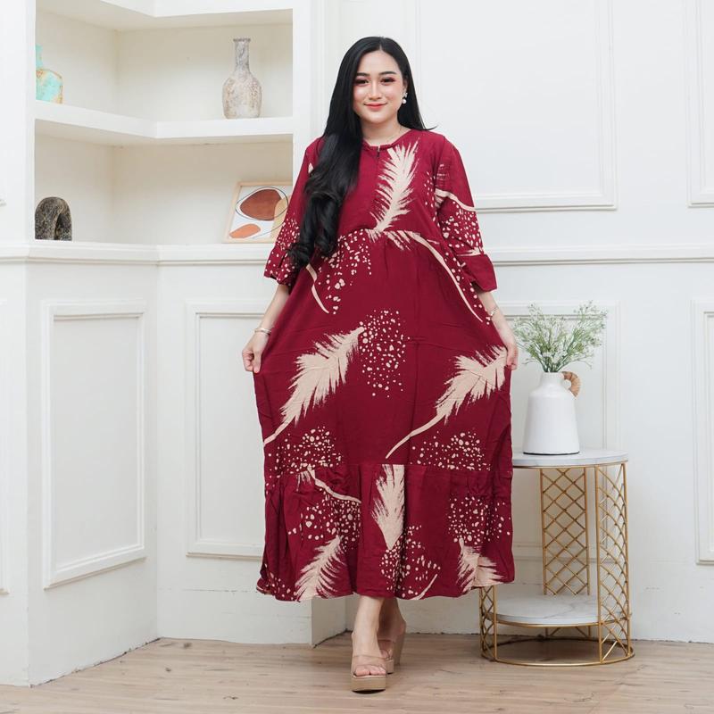 (BISA COD) PROMO Daster Busui Batik Motif Pekalongan Premium Cap 4