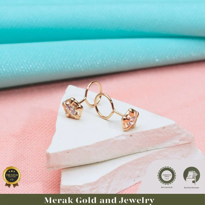 Anting Toge  Merak Gold kadar 8K dengan Desain Elegan Berkualitas Tinggi 2