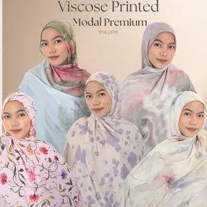 Pashmina printed viscose modal premium by sha jolie