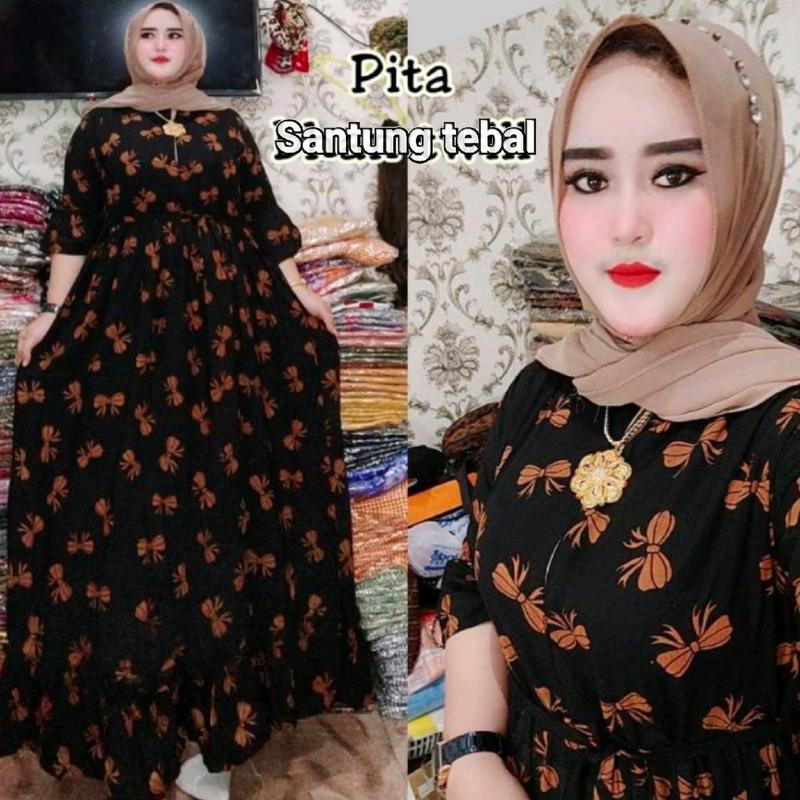 Gamis jumbo pita Gamis kupu gamisterbaru 4