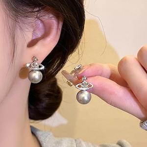 Anting-anting Stud Mutiara, Rekaan Bintang, Bergaya dan Popular, Barang Kemas Telinga Mewah Wanita, dengan Rasa Mewah Halus, Jarang dan Canggih, Aksesori Telinga