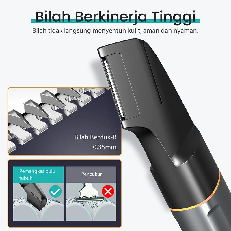 Kensen Alat Cukur Elektrik Kumis & Jenggot - All Body Trimmer/Shaver 3