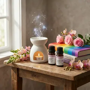 VESPER - Bibit Parfum Aroma Essential Oil untuk Aromaterapi 10ml, Aroma Segar dan Menenangkan