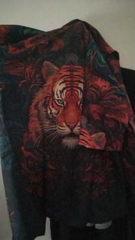 Product Review of Baju KEMEJA KEKINIAN PRIA WANITA DOWEAR MOTIF HARIMAU HIJAU 251 Printing from O**G 0