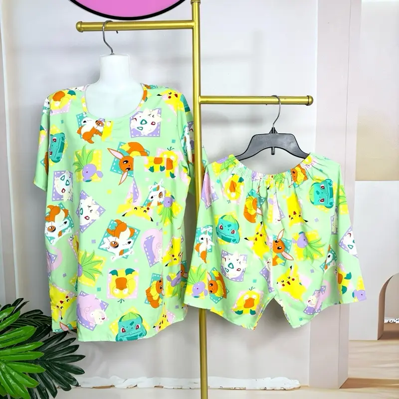 DQ10L- 21. Bộ Quần Ngắn Áo Tay Ngắn Bé Trai. Chất Vải Tole Lanh Hai Da. Size 18kg - 75kg.