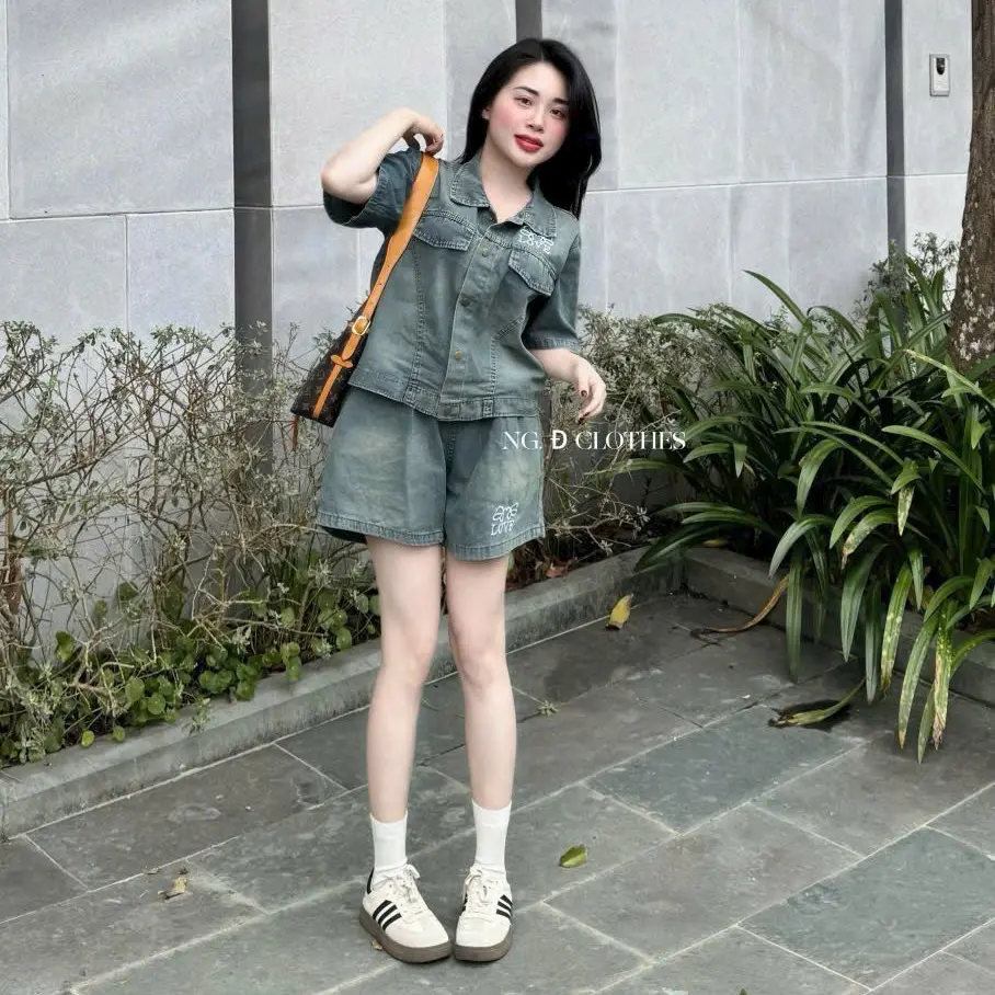 bộ bò jeans giấy chất mềm 3 size sml 38-60kg