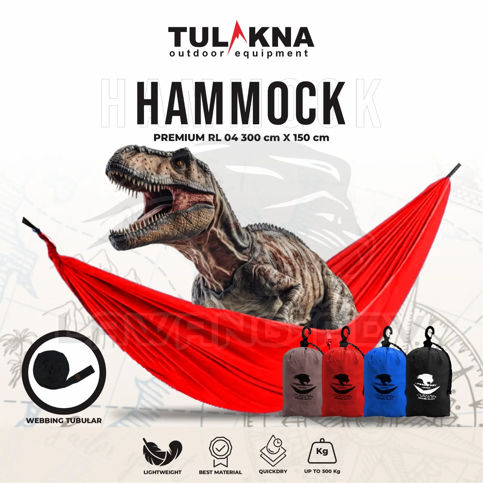 hammock ayunan camping premium RL-04  lawang adv