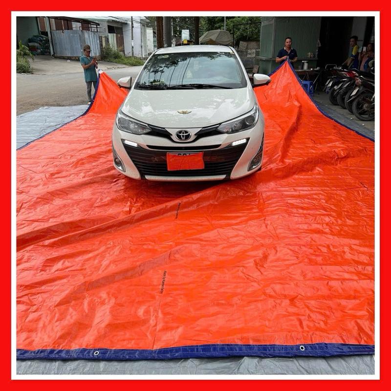  Bạt trùm xe ô tô 4 chỗ  và ô tô 7 chỗ mùa mưa lụt 