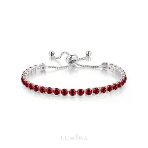 Lumina Jewels - Gelang CLOUDE Copper Serut Batu Putih Merah Biru Hitam Hijau