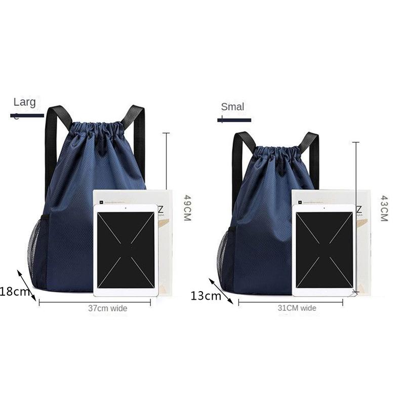 Product Introduction of Ba Lô Thường Ngày Vải Oxford, Unisex, Màu Trơn Dây Rút, Dung Tích Lớn, Nhẹ, Thích Hợp Đi Du Lịch Và Thể Thao, Túi 22