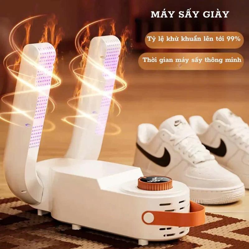 Máy sấy giày Shoe Dryer cao cấp có tia cực tím, khử mùi giày tất đa năng tiện…