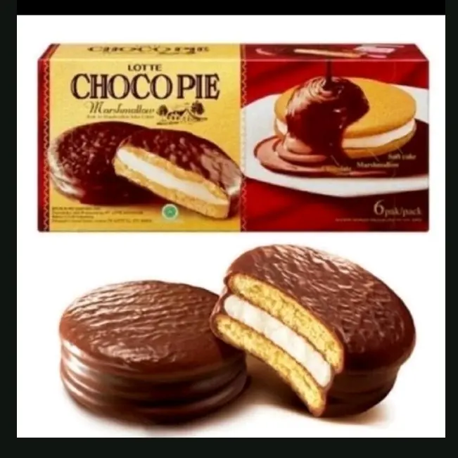 Lotte Choco Pie Marshmallow Box isi 6 pcs 0