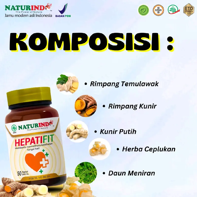 Gatal Alergi Biduran Ruam Kulit Psoriasis Eksim Herbal Naturindo Original Isi 50 Kapsul Busui 1