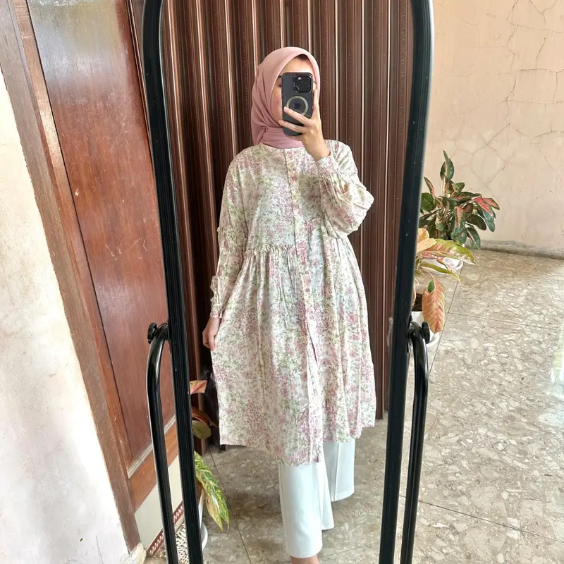 Ameena Tunik Motif Rayon Terbaru 7