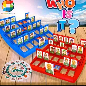 Mainan Anak Tebak Gambar Board Game Who is it - Mainan Tebakan Gambar SS1556 Permainan
