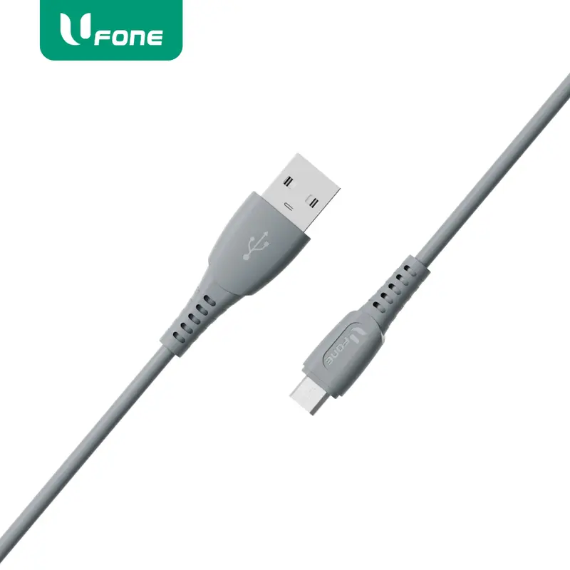 Ufone TB01-M Kabel Data Toples Isi 20 Pcs Mix Warna USB A to Micro 2.4A Efficient Charging PVC 100 cm 1