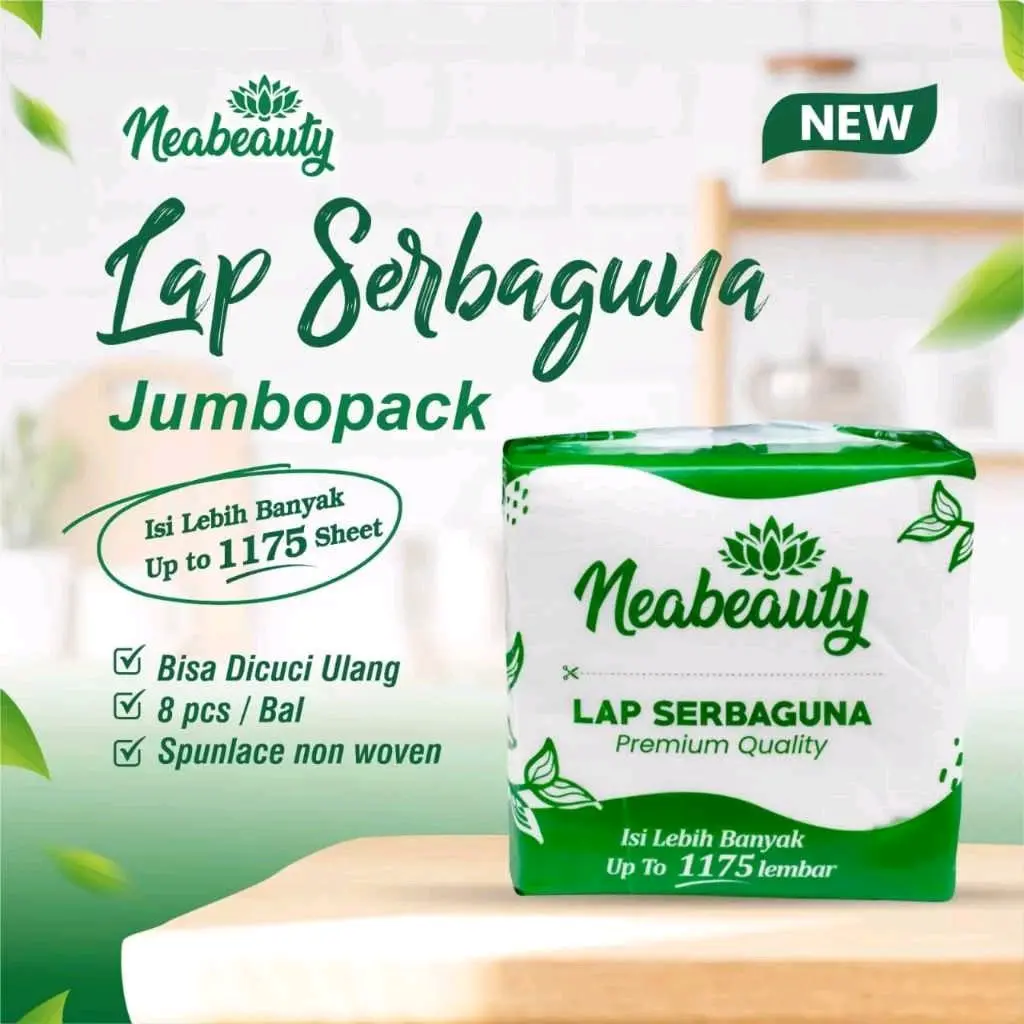 Tisu Dapur Kompor Lap Serbaguna Jumbo Pack / Tissue Ajaib Jumbo Pengganti Kain Lap Bisa dicuci ulang COD Promo Murah Gratis Ongkir (1 pack)