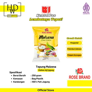 [250gr] Rose Brand Maizena Tepung Pati Jagung Halus Lembut & Serbaguna