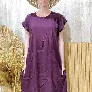 Daster Ruffle Polos Rayon Twill LD 110-115cm PB 100-105cm Busui Dress // Daster Rayon Preemium// Daster Ruffle santai//Sekarjunjung