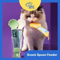 Gambar ONLY PETS Sendok Pendorong Makan Cemilan Anjing Kucing Liquid Wet Snack Treat Spoon Feeder - White dari Only Pets Kota Administrasi Jakarta Pusat 1 Tokopedia