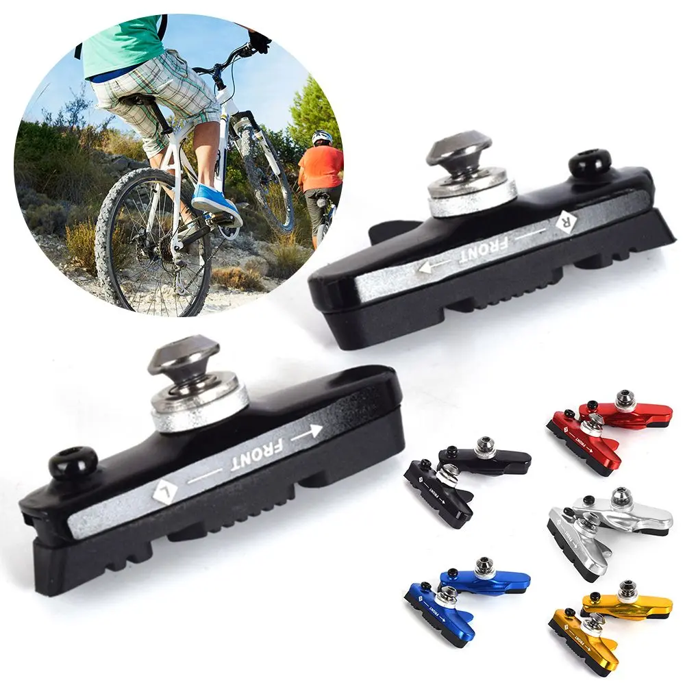 Uookin Durable Bicycle Braking Riding Equipment Rubber Brake Pad Mountain  Bike Bike Brake Pads V-Brake