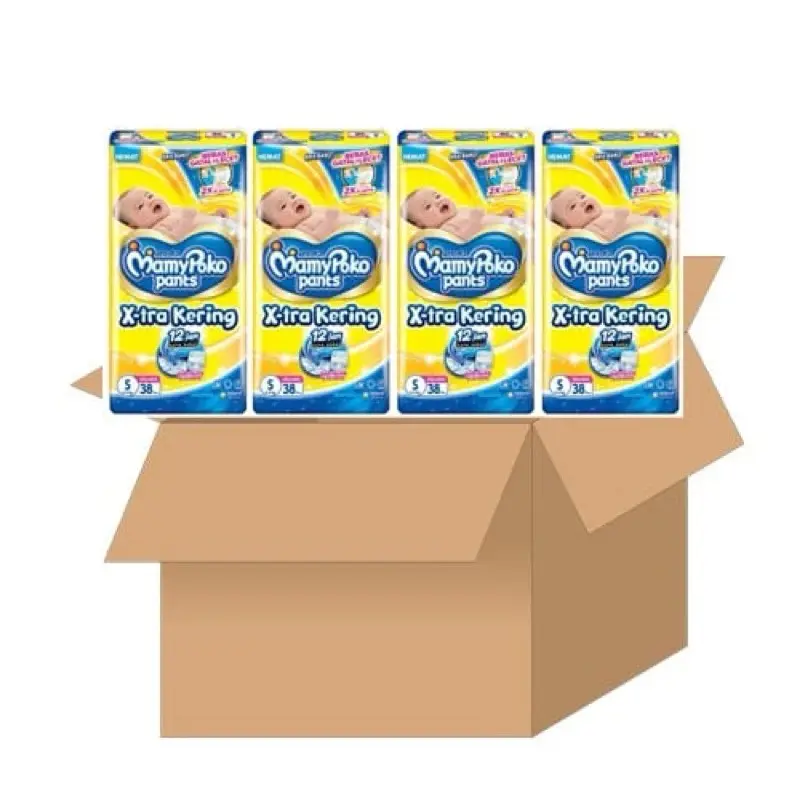 MAMYPOKO PANTS Xtra kering 1 dus isi 4 ball - perlindungan ekstra anti bocor