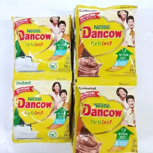 Dancow FortiGro Renceng Isi 10PCS Rasa Coklat dan Vanila Susu Bubuk Tinggi Zat Besi Usia 5 Tahun - Dewasa